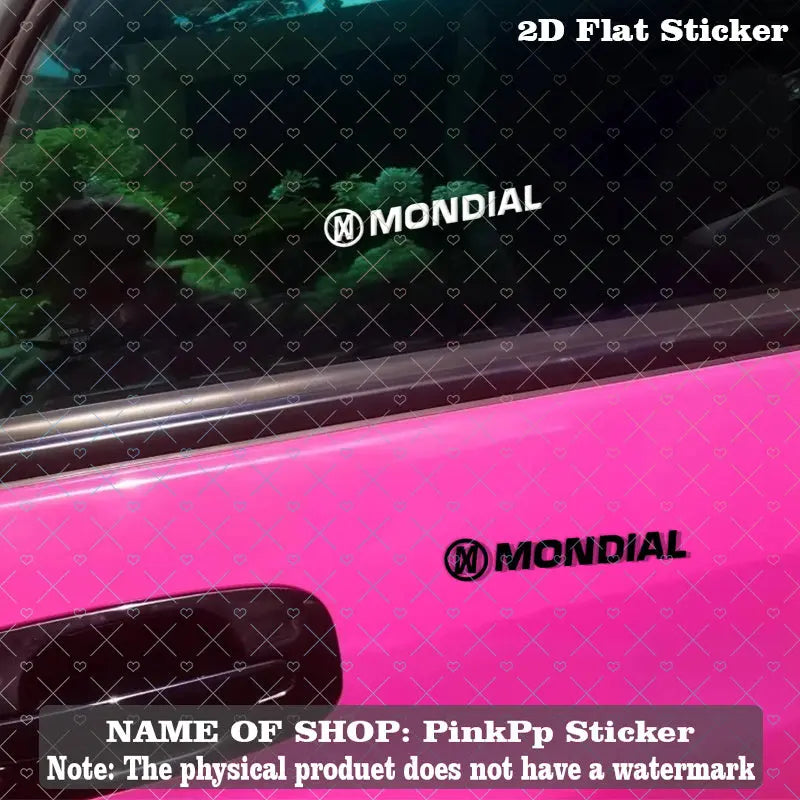 Mondial Logo Sticker Araba ve Motor Çıkartma Seti | Sticker Master