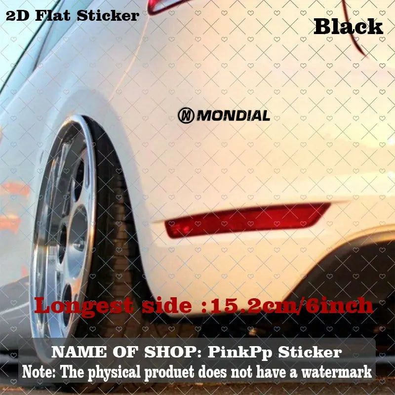 Mondial Logo Sticker Araba ve Motor Çıkartma Seti | Sticker Master