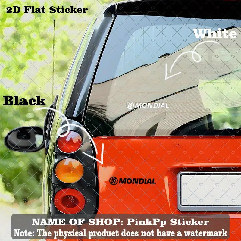 Mondial Logo Sticker Araba ve Motor Çıkartma Seti | Sticker Master
