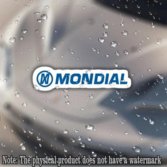 Mondial Mavi Logo Sticker Su Geçirmez Çıkartma Seti| Sticker Master