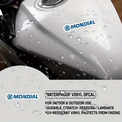 Mondial Mavi Logo Sticker Su Geçirmez Çıkartma Seti| Sticker Master