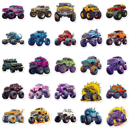 Monster Truck Sticker Seti 50’li | Sticker Master - Sticker Master