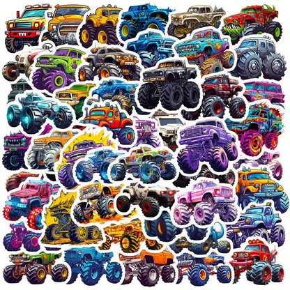 Monster Truck Sticker Seti 50’li | Sticker Master - Sticker Master