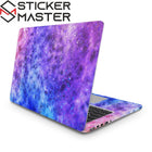 Mor Mavi Galaksi Laptop Sticker Colorful Dust 1 Kaplama | Sticker Master