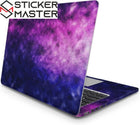 Mor Mavi Galaksi Laptop Sticker Colorful Dust 10 Kaplama | Sticker Master