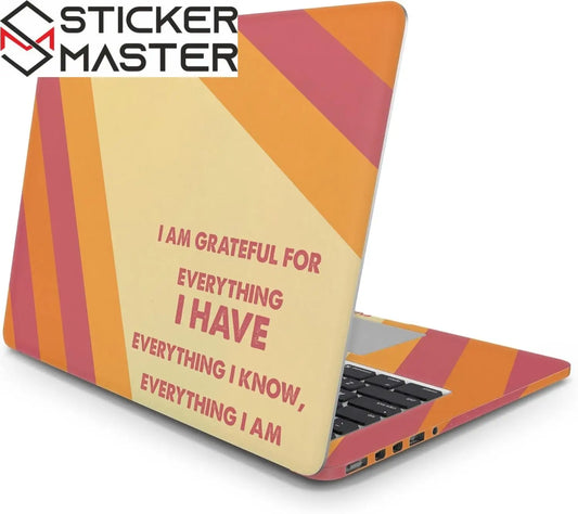 Sticker Master Grateful Evrensel Sticker Dizüstü Bilgisayar Vinil Sticker Decal 12" 13" 13.3" 14" 15" 15.4" 15.6 inç Dizüstü Bilgisayar Çıkartma Koruyucu Macbook Asus Acer Hp Lenovo Huawei Dell İçin - Sticker Master