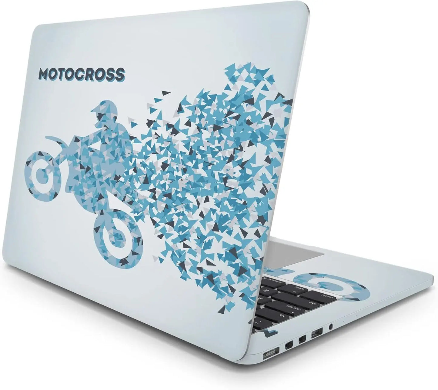 Sticker Master Motocross Evrensel Sticker Dizüstü Bilgisayar Vinil Sticker Decal 12" 13" 13.3" 14" 15" 15.4" 15.6 inç Dizüstü Bilgisayar Çıkartma Koruyucu Macbook Asus Acer Hp Lenovo Huawei Dell İçin - Sticker Master