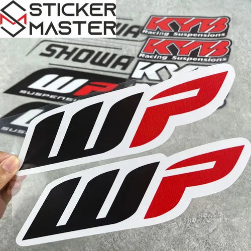 Motosiklet Amortisör Sticker Seti | Showa, KYB, WP ve Öhlins