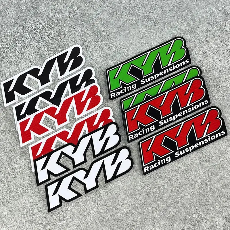 Motosiklet Amortisör Sticker Seti | Showa, KYB, WP ve Öhlins Sticker Master