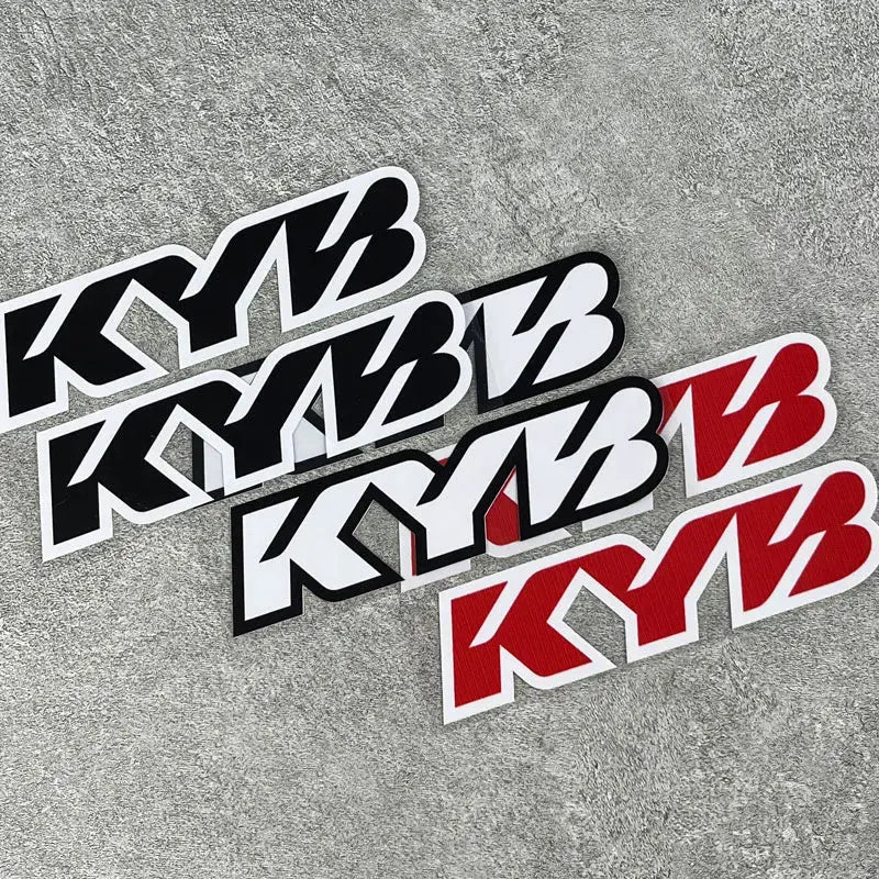 Motosiklet Amortisör Sticker Seti | Showa, KYB, WP ve Öhlins Sticker Master