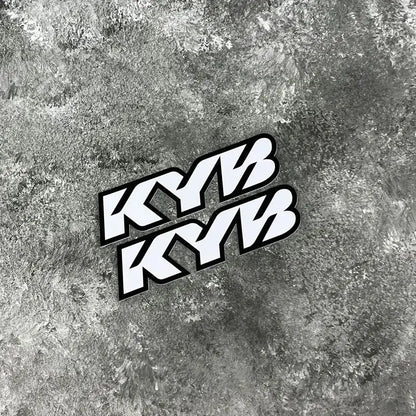 Motosiklet Amortisör Sticker Seti | Showa, KYB, WP ve Öhlins Sticker Master