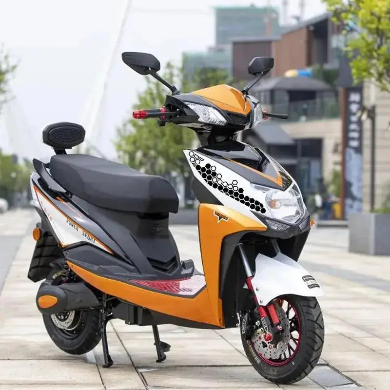 Sticker Master Motosiklet Bal Peteği Desenli Sticker Seti - Dekoratif Etiket - Sticker Master