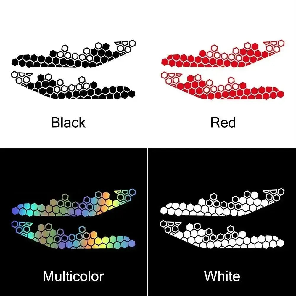 Sticker Master Motosiklet Bal Peteği Desenli Sticker Seti - Dekoratif Etiket - Sticker Master