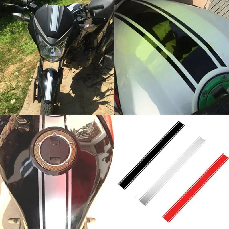 Sticker Master 50 Cm Motosiklet Yakıt Deposu Tank Motor Sticker Etiket Yapıştırma - Sticker Master