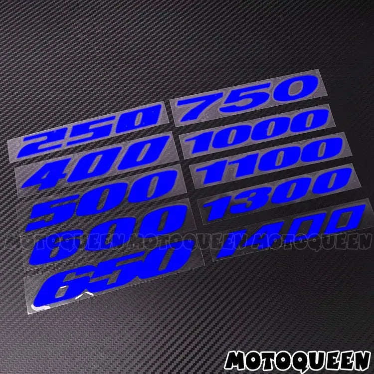 Motosiklet Hacim Sticker CC Rakam Seti (2 Adet) | Sticker Master - Sticker Master