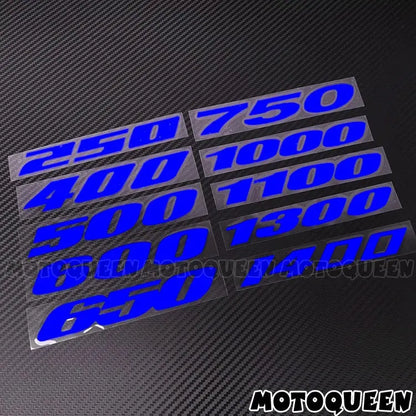 Motosiklet Hacim Sticker CC Rakam Seti (2 Adet) | Sticker Master - Sticker Master