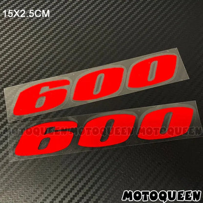 Motosiklet Hacim Sticker CC Rakam Seti (2 Adet) | Sticker Master - Sticker Master