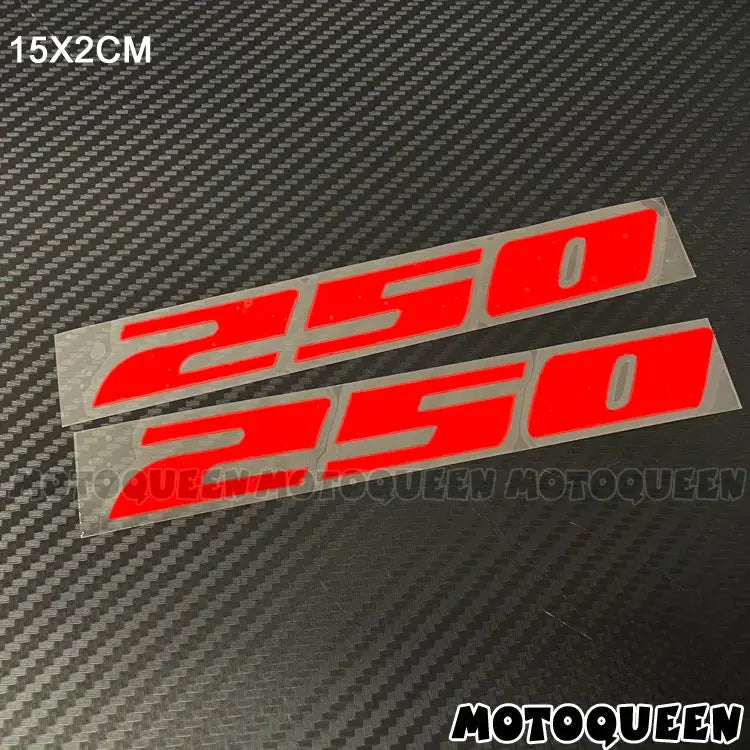 Motosiklet Hacim Sticker CC Rakam Seti (2 Adet) | Sticker Master - Sticker Master