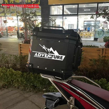 Sticker Master Adventure Sticker Seti - Motosiklet Top Box Uyumlu Etiket (BMW GS / Africa Twin / KTM / Yamaha Tenere) - Sticker Master