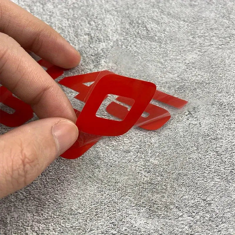 Motosiklet Numara Sticker ve Kask İçin Numara Sticker Seti (0-9) | Yarış Rakamları Sticker Master