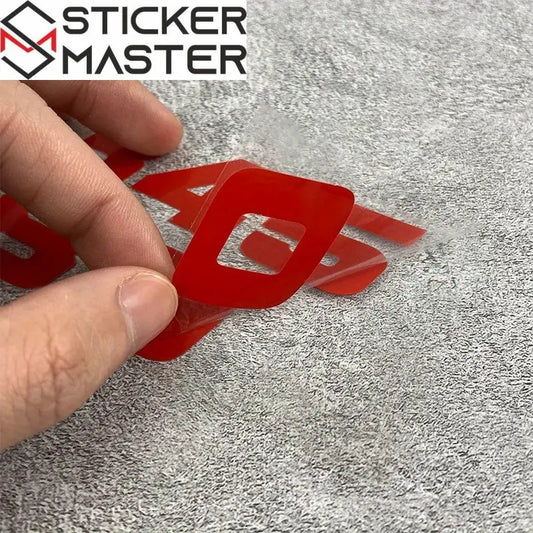 Motosiklet Numara Sticker ve Kask İçin Numara Sticker Seti (0-9) | Yarış Rakamları Sticker Master