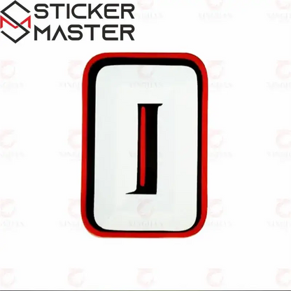 Motosiklet Sayı Sticker Seti (0-9) | 3D Görünümlü Yarış Numarası Sticker Master
