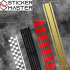 Motosiklet Şerit Sticker | Cafe Racer Depo ve Çamurluk Şeridi (50 cm)