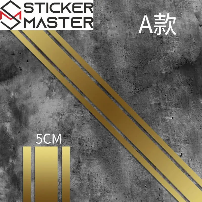 Motosiklet Şerit Sticker | Cafe Racer Depo ve Çamurluk Şeridi (50 cm) - Sticker Master