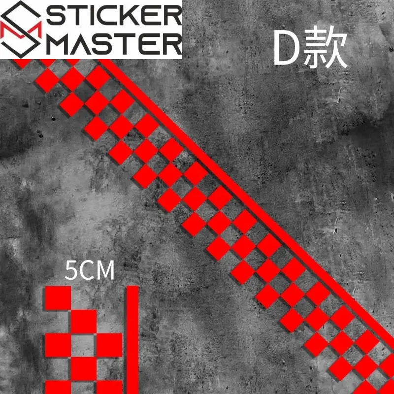 Motosiklet Şerit Sticker | Cafe Racer Depo ve Çamurluk Şeridi (50 cm) - Sticker Master