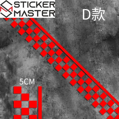 Motosiklet Şerit Sticker | Cafe Racer Depo ve Çamurluk Şeridi (50 cm) - Sticker Master