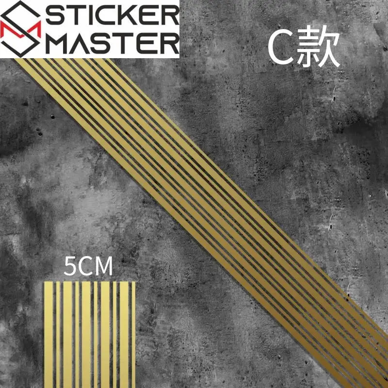 Motosiklet Şerit Sticker | Cafe Racer Depo ve Çamurluk Şeridi (50 cm) - Sticker Master