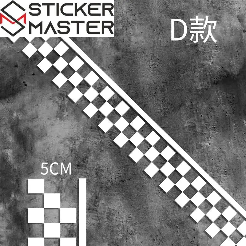 Motosiklet Şerit Sticker | Cafe Racer Depo ve Çamurluk Şeridi (50 cm) - Sticker Master