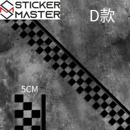 Motosiklet Şerit Sticker | Cafe Racer Depo ve Çamurluk Şeridi (50 cm) - Sticker Master