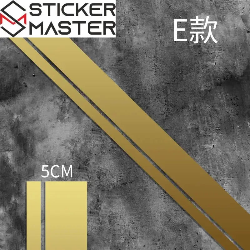 Motosiklet Şerit Sticker | Cafe Racer Depo ve Çamurluk Şeridi (50 cm) - Sticker Master