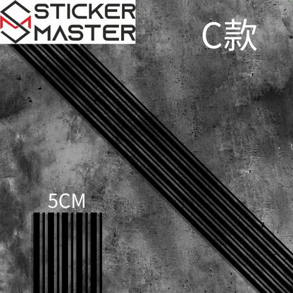 Motosiklet Şerit Sticker | Cafe Racer Depo ve Çamurluk Şeridi (50 cm) - Sticker Master