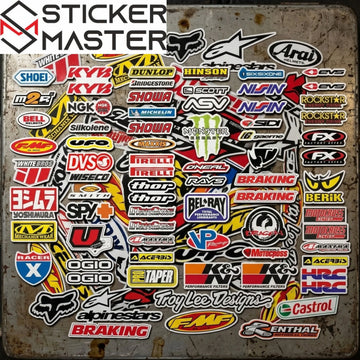 Motosiklet Sponsor Sticker Seti Yarış Markaları | Sticker Master Sticker Master
