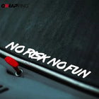 NO RISK NO FUN Sticker Motivasyon Araç Çıkartması | Sticker Master