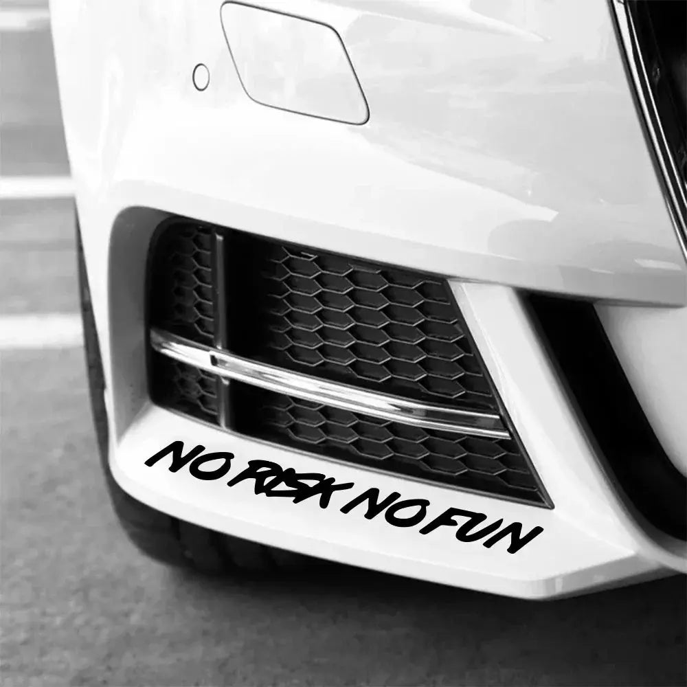 NO RISK NO FUN Motivasyon Araba Stickerı | Sticker Master Sticker Master