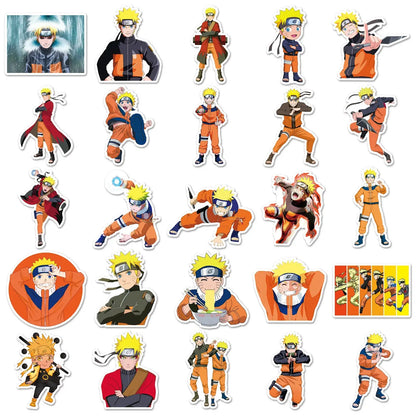 Naruto Sticker Seti | 50 Adet Suya Dayanıklı Uzumaki Anime Laptop ve Telefon Çıkartması - Sticker Master