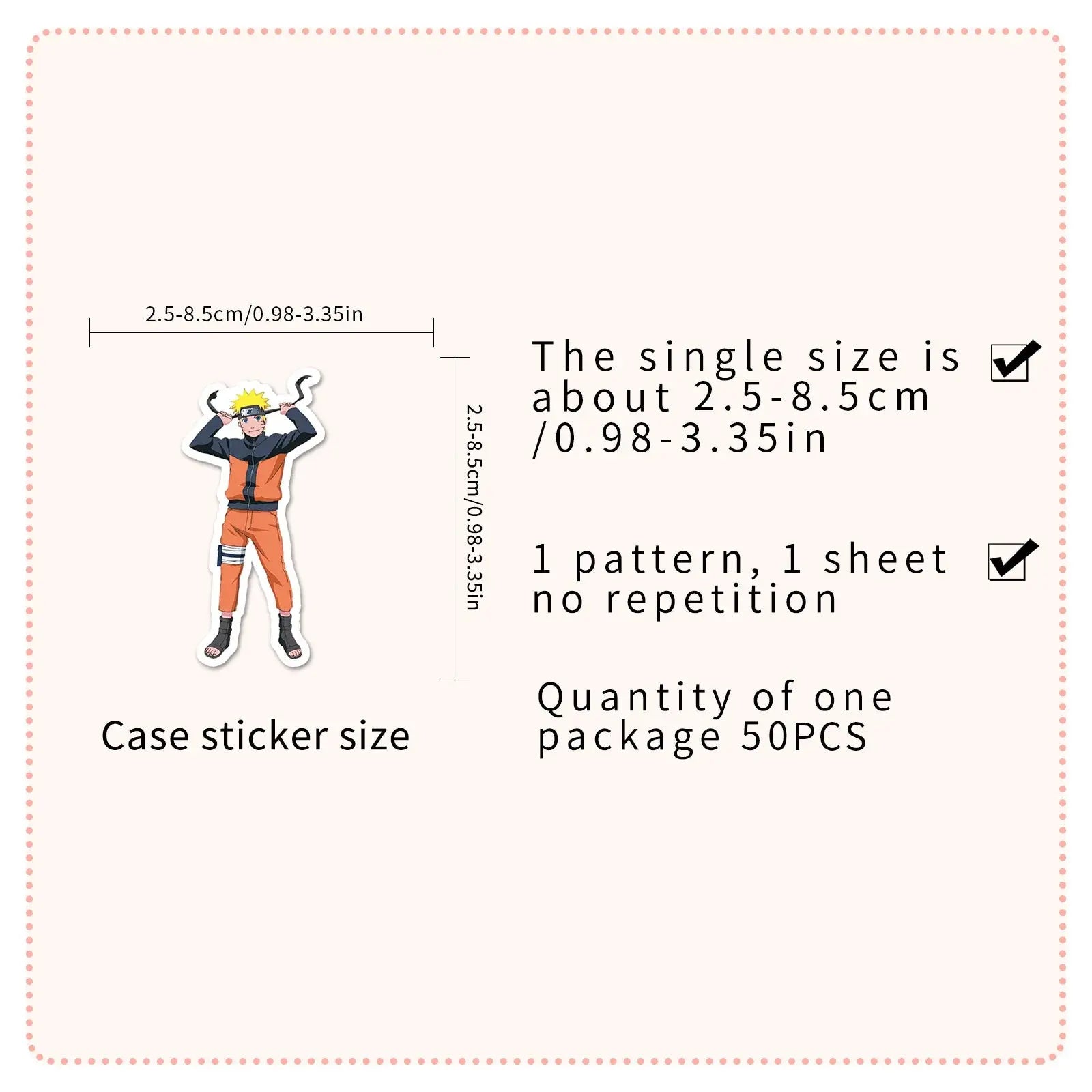 Naruto Sticker Seti | 50 Adet Suya Dayanıklı Uzumaki Anime Laptop ve Telefon Çıkartması - Sticker Master