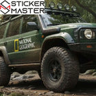 National Geographic Sticker Seti | 4 Parça Off-Road Kit (2x50cm + 2x25cm)