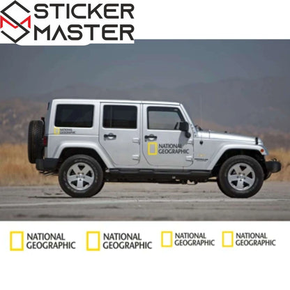 National Geographic Sticker Seti | 4 Parça Off-Road Kit (2x50cm + 2x25cm) Sticker Master