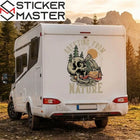 Nature Karavan Sticker Doğa ve Kamp Temalı Arka Kaplama | Sticker Master