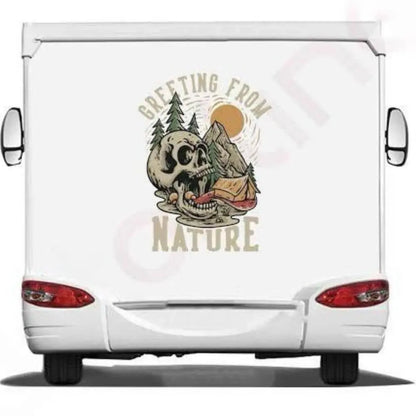 Nature Karavan Sticker Doğa ve Kamp Temalı Arka Kaplama | Sticker Master - Sticker Master