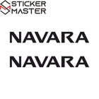 Navara Sticker Bagaj ve Kapı Yazısı Seti | Sticker Master