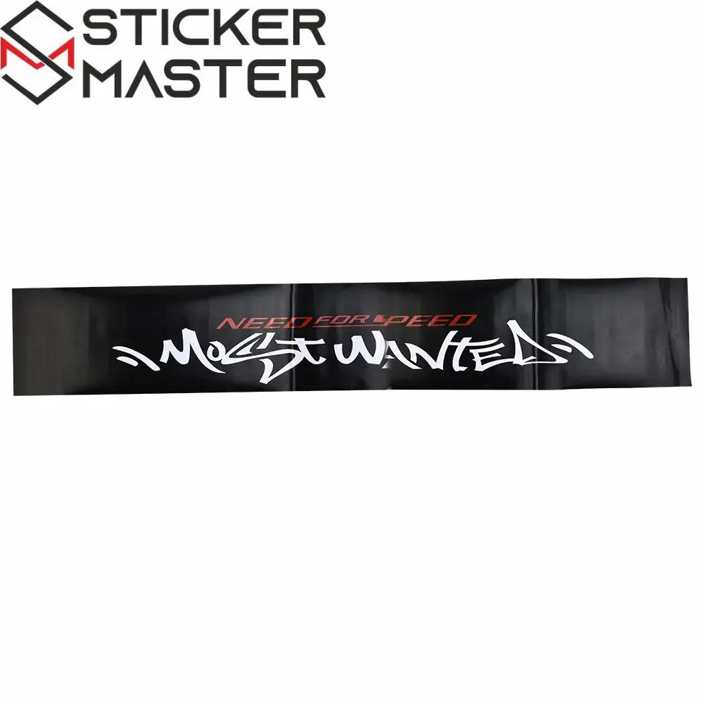 Need For Speed Ön Cam Stickerı | Most Wanted Tuning Güneşlik (130x21cm) Sticker Master
