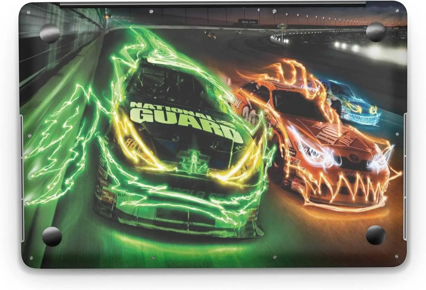 Sticker Master Racing Car Evrensel Sticker Dizüstü Bilgisayar Vinil Sticker Decal 12" 13" 13.3" 14" 15" 15.4" 15.6 inç Dizüstü Bilgisayar Çıkartma Koruyucu Macbook Asus Acer Hp Lenovo Huawei Dell İçin - Sticker Master