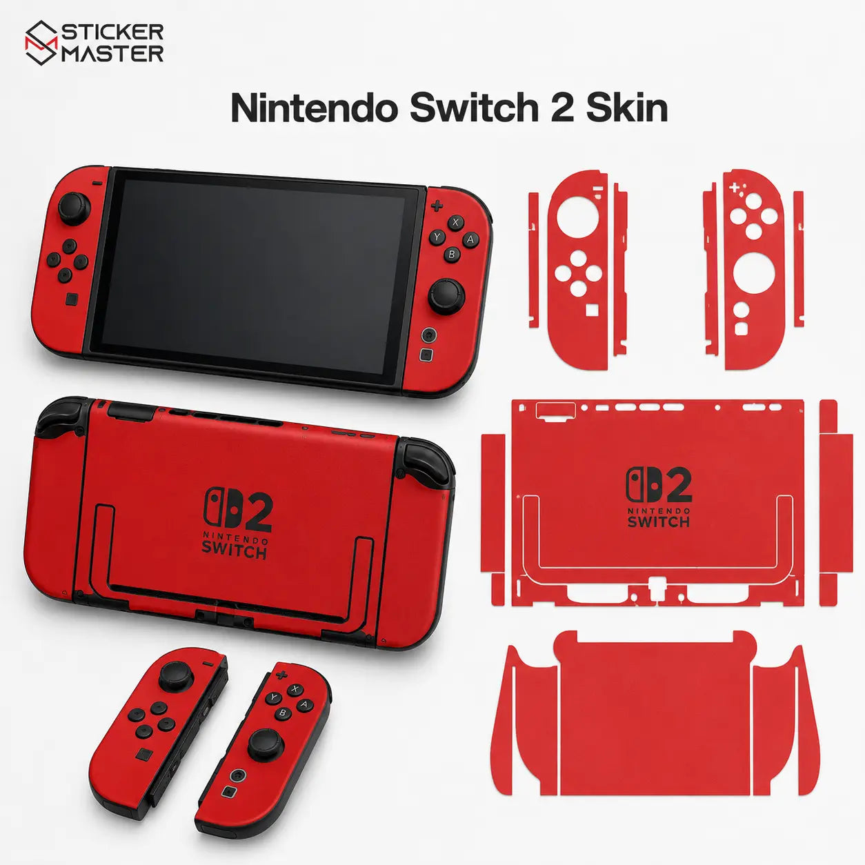 Nintendo Switch 2 Uyumlu Skin Sticker Seti