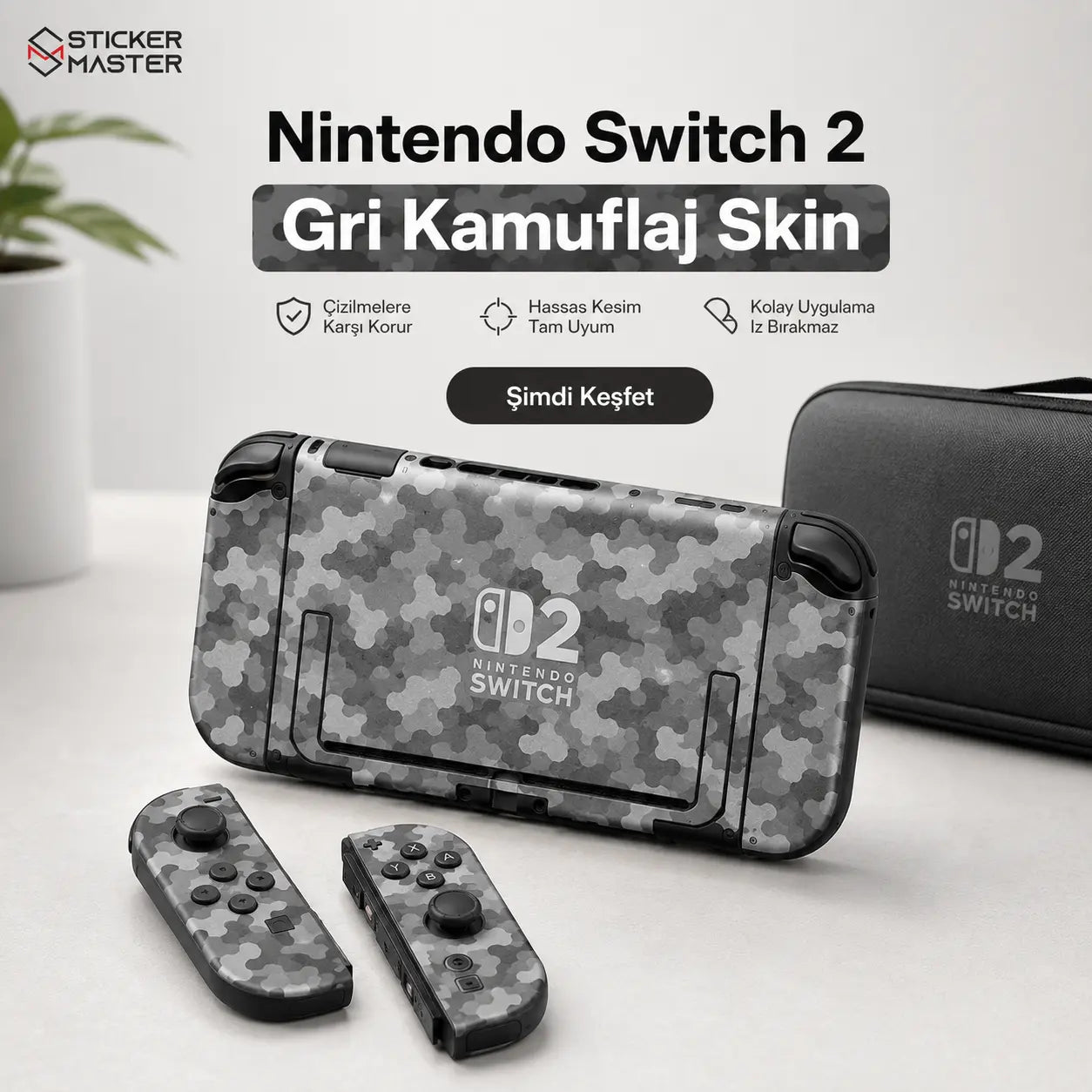 Nintendo Switch 2 Uyumlu Skin Sticker Seti ads