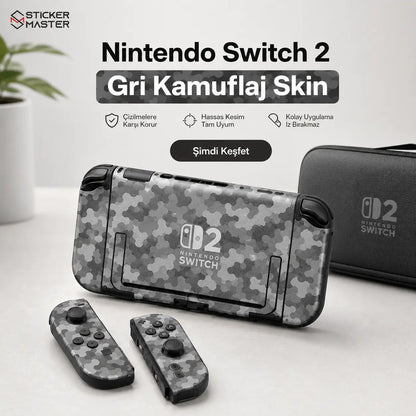 Nintendo Switch 2 Uyumlu Skin Sticker Seti ads